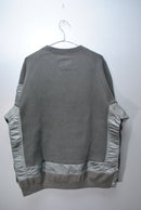 sacai Nylon Twill x Sponge Sweat Pullover