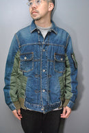 sacai Denim x MA-1 Jacket