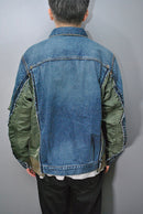 sacai Denim x MA-1 Jacket
