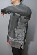 sacai Nylon Twill x Sponge Sweat Pullover