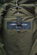 COMME des GARCONS HOMME ポリエステルタフタワッシャー加工ダウンジャケット
