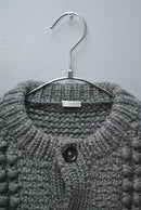 A.PRESSE  CASHMERE CABLE KNIT CARDIGAN