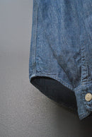 SUGAR CANE BLUE CHAMBRAY L/S WORK SHIRTS