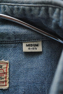 SUGAR CANE BLUE CHAMBRAY L/S WORK SHIRTS