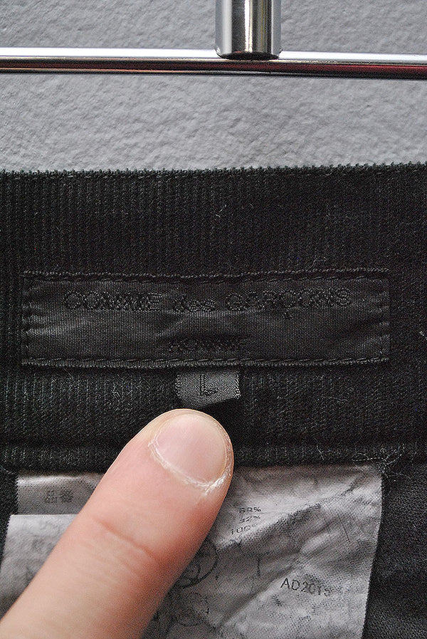 COMME des GARCONS HOMME パッカリングコーデュロイパンツ