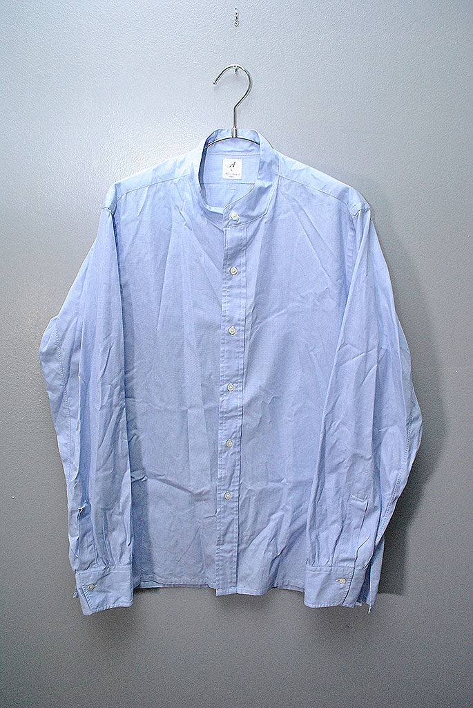 ANATOMICA BAND COLLAR SHIRT