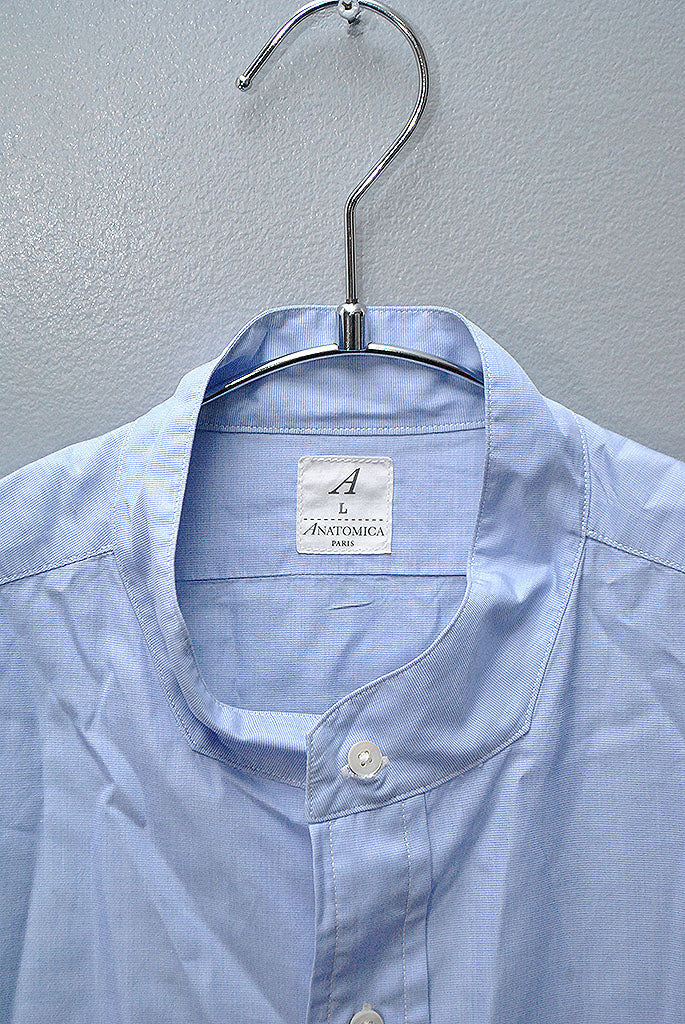 ANATOMICA BAND COLLAR SHIRT