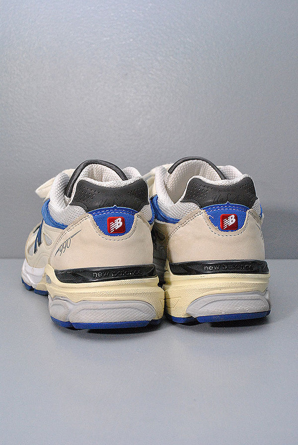 【新品】NewBalanceニューバランス990Ｖ3M990WB3 27.5cm Size 7 - New Balance 990v3 Made In USA White Baby Blue W for sale