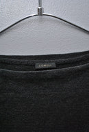 COMOLI ウール和紙 ボートネックニット