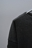 COMOLI ウール和紙 ボートネックニット