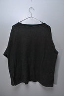 COMOLI ウール和紙 ボートネックニット