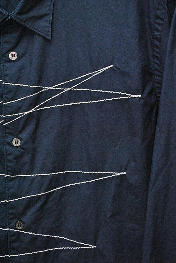 COMME des GARCONS HOMME ステッチデザインシャツ