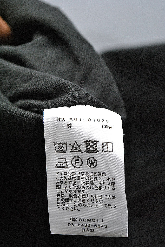 COMOLI 空紡オックスシャツジャケット