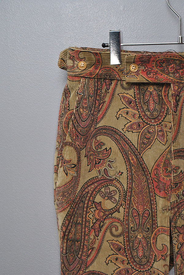 Needles ペイズリーコーデュロイパンツ