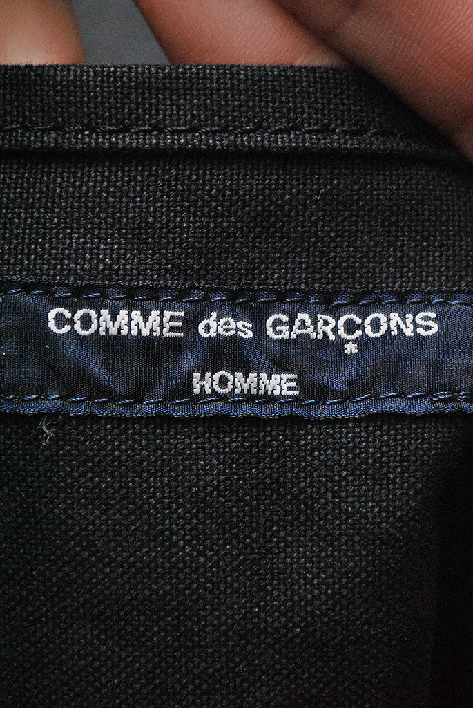 COMME des GARCONS HOMMEコットンキャンパス製品洗いトートバッグ