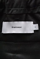 Graphpaper Scale Off Wool Tapered Slacks