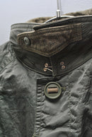 COMME des GARCONS HOMME ナイロンステンカラーコート
