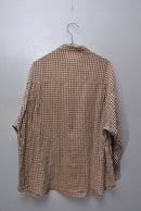 AURALEE SUPER LIGHT CHECK BIG SHIRTS