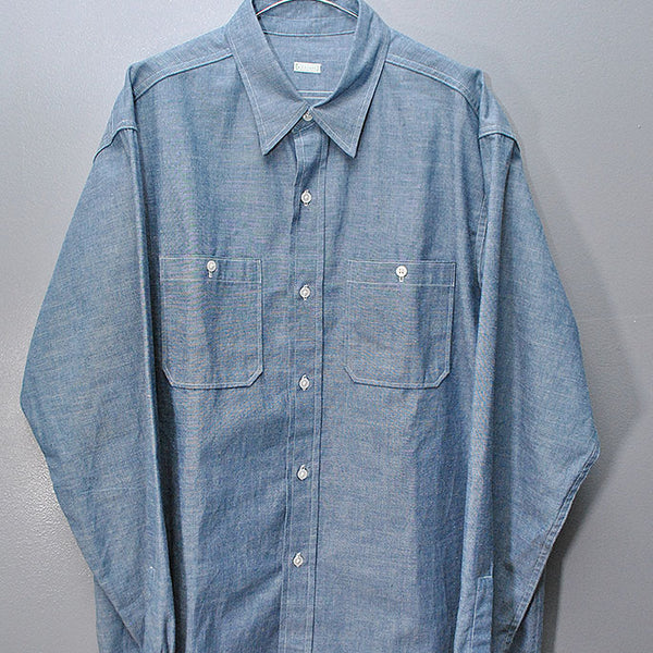 25aw A.PRESSE Vintage Chambray Shirt A.PRESSE 25AW Vintage