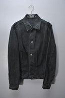 AURALEE Selvedge Faded Light Denim Blouson