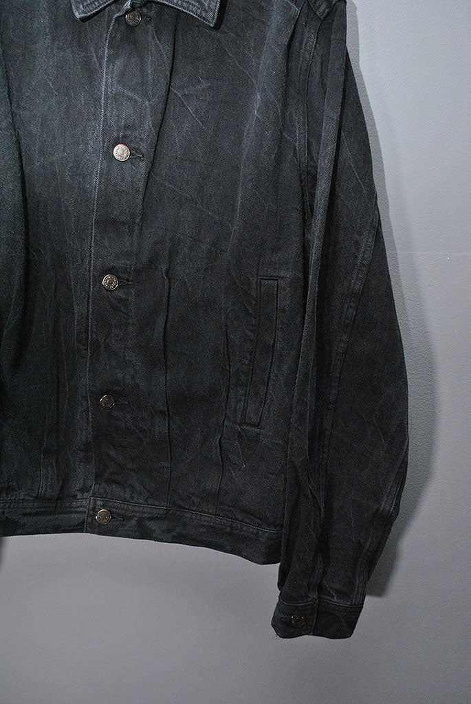 AURALEE Selvedge Faded Light Denim Blouson