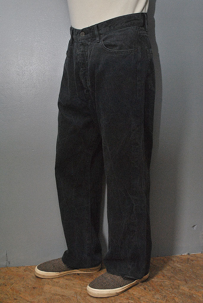 AURALEE Selvedge Faded Light Denim Pant