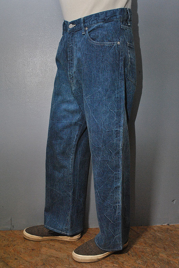 AURALEE Selvedge Faded Light Denim Pant AURALEE Selvedge Faded Light Denim Pant