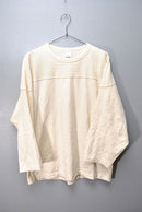 COMOLI ウールフットボールTシャツ