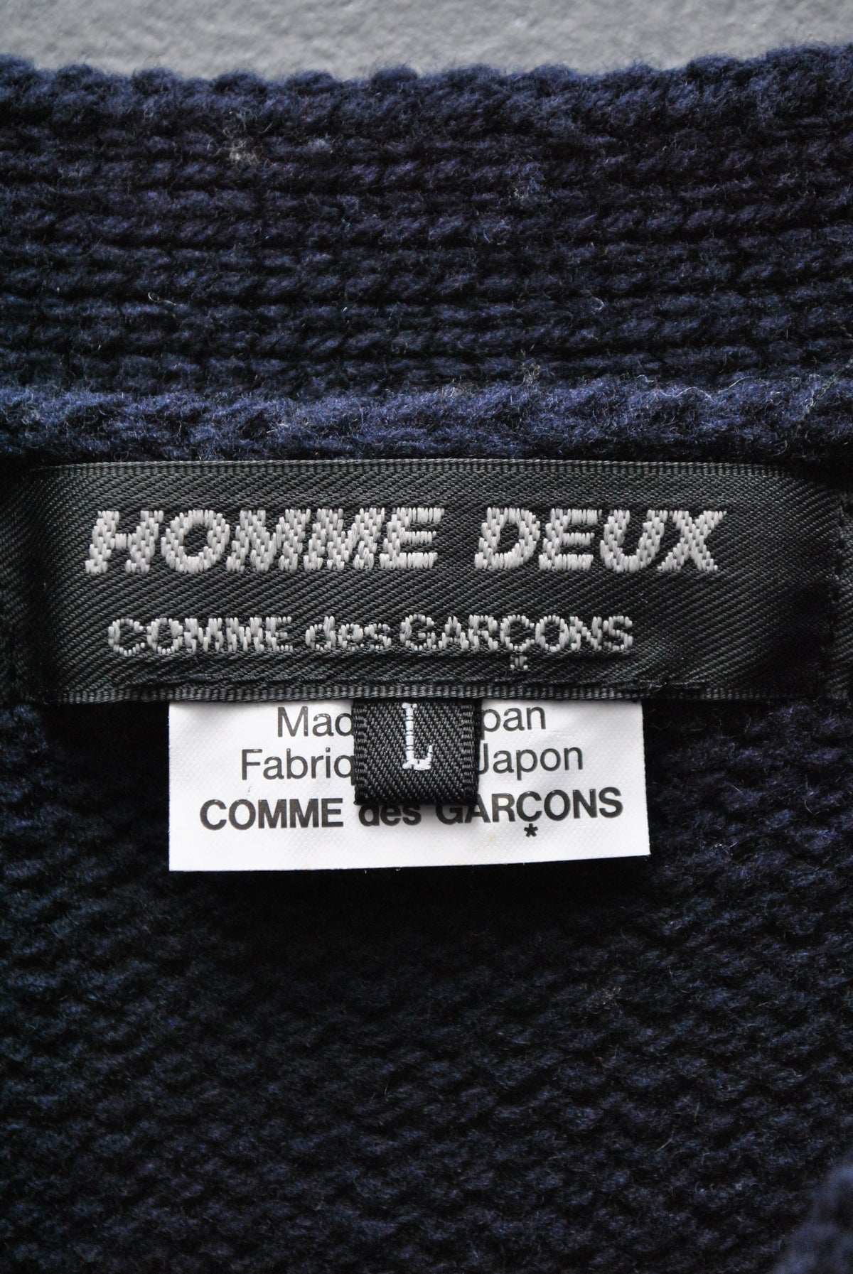 COMME des GARCONS HOMME DEUX アランカーディガン