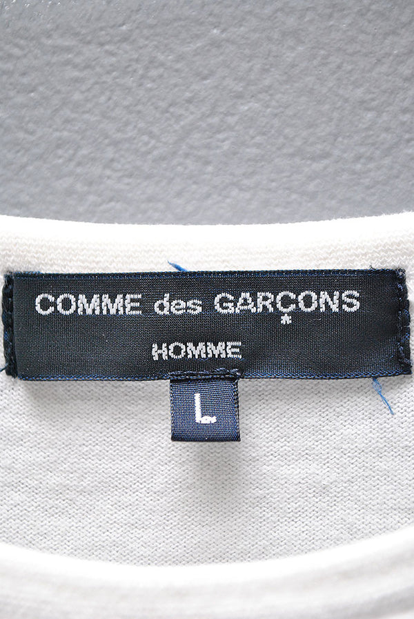 即発【国内品薄】COMME des GARCONS ラインストーン Tシャツ COMME des GARCONS HOMME ラインTシャツ