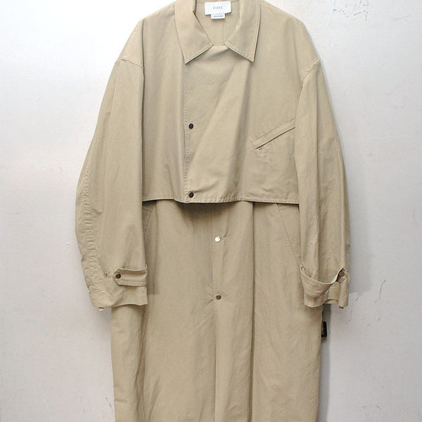 希少‼️【YOKE】DETACHABLE DUSTER COAT 定価¥74800 YOKE DETACHABLE DUSTER COAT