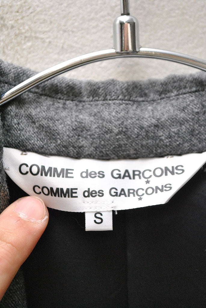 COMME des GARCONS COMME des GARCONS アシンメトリーウールジャケット