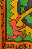 90's Human-i-Tees Keith Haring "Let's Peace It Together" T-shirt
