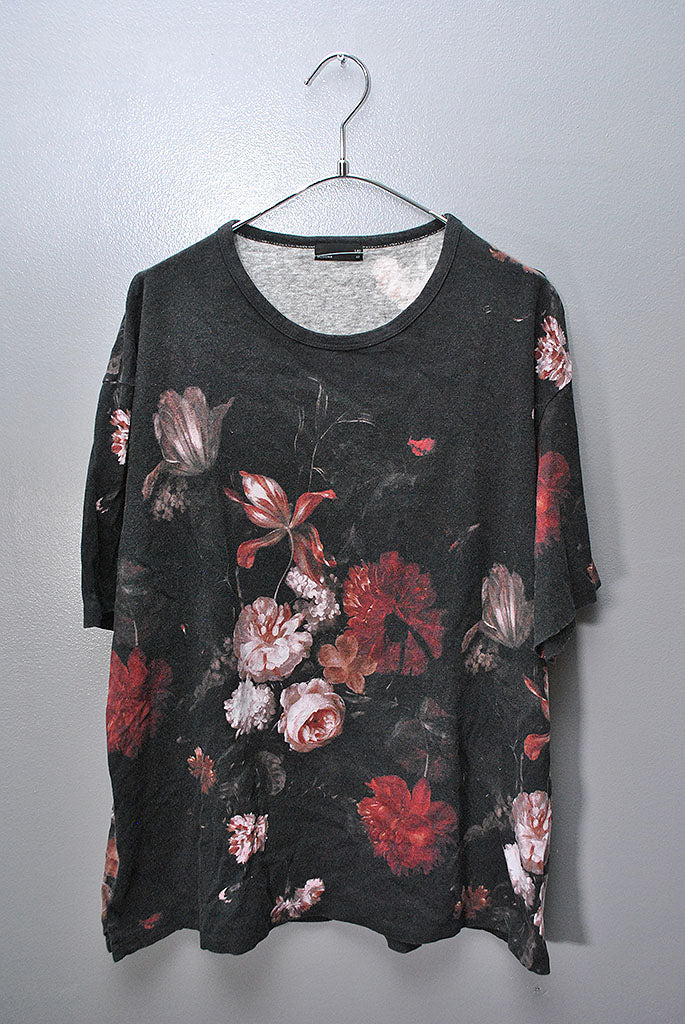 LAD MUSICIAN BIG T-SHIRT 14/1 T-CLOTH INKJET FLOWER