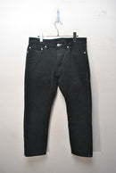 COMME des GARCONS HOMME 5ポケットブラックデニムパンツ