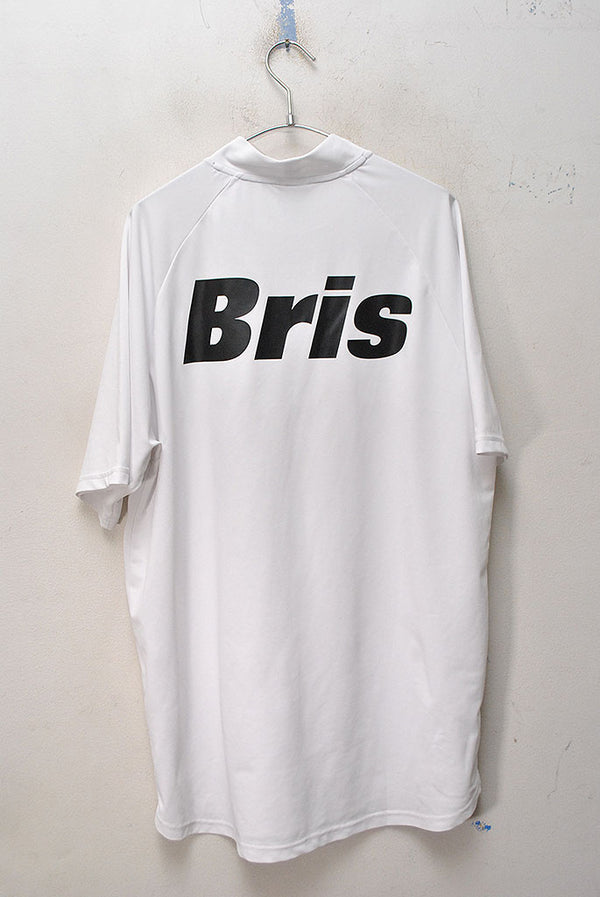 F.C.Real Bristol S/S TEAM MOCK NECK TOP #WHITE