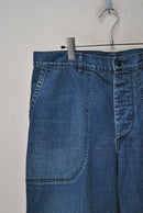 A.PRESSE US Navy Denim Baker Pants