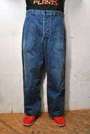 A.PRESSE US Navy Denim Baker Pants