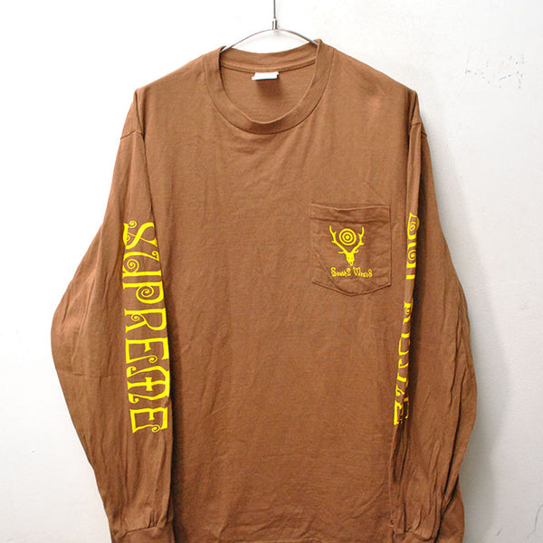 Supreme × SOUTH2 WEST8 L/S Pocket Tee