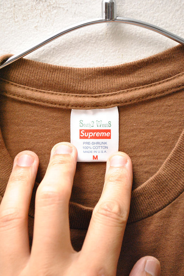 Supreme × SOUTH2 WEST8 L/S Pocket Tee