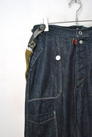 KAPITAL 岡山御津工場産デニムペインターパンツ