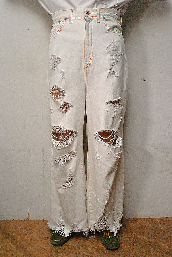 doublet DESTROYED DENIM PANTS