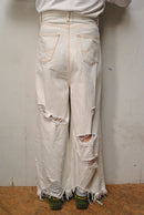 doublet DESTROYED DENIM PANTS