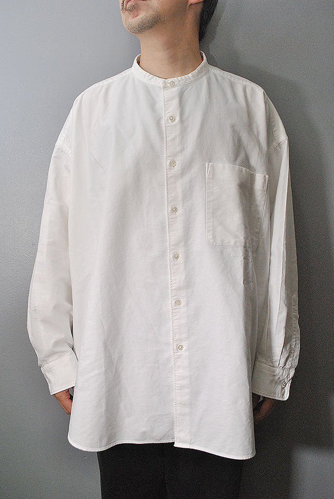 Graphpaper Oxford Oversized Band Collar Shirt