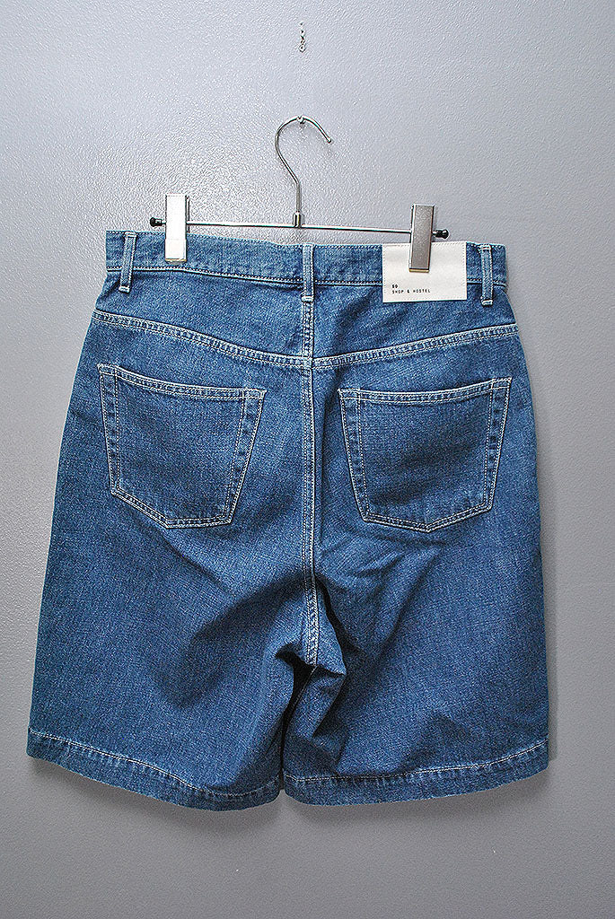 SO ORIGINAL 5 POCKET DENIM SHORTS (BIO WASH)