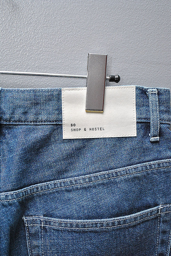 SO ORIGINAL 5 POCKET DENIM SHORTS (BIO WASH)