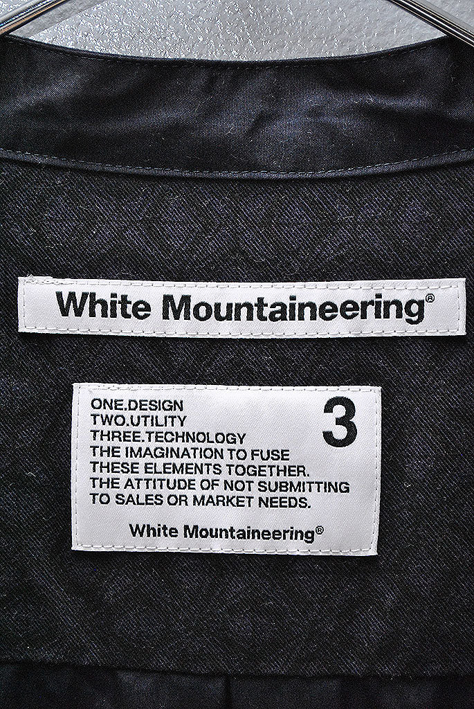 White Mountaineering ZIP OFF SHIRT