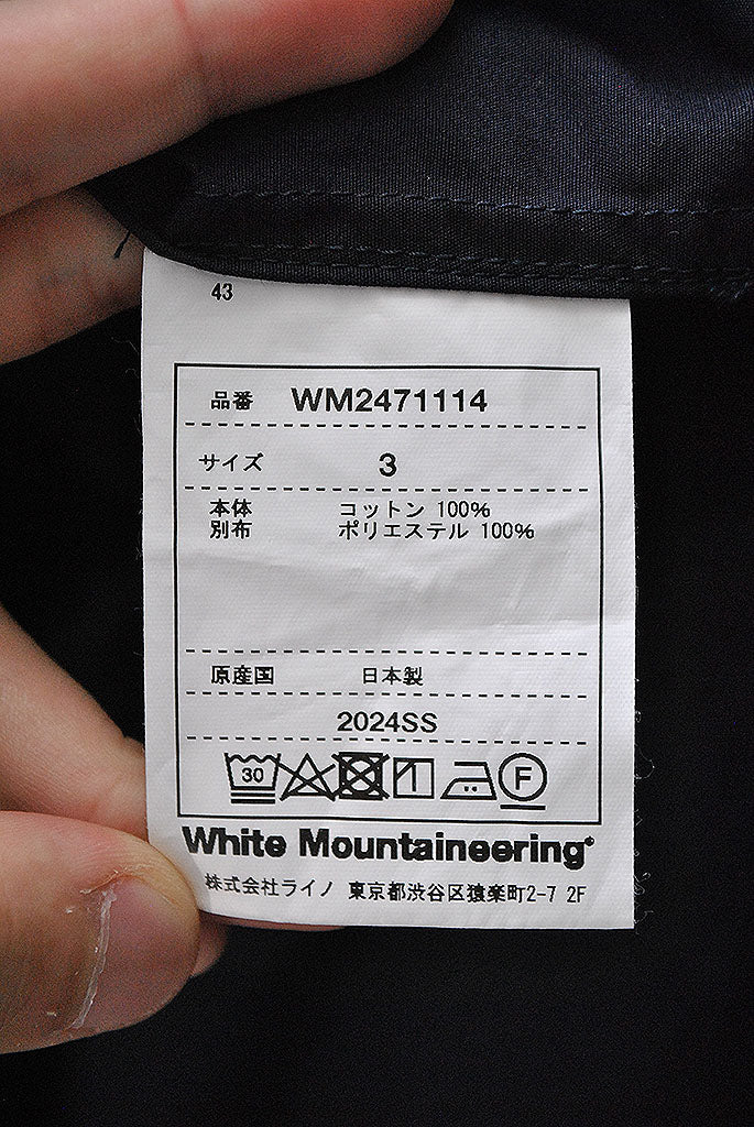 White Mountaineering ZIP OFF SHIRT