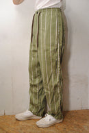 KAPITAL LINEN STRIPE EASY PANT