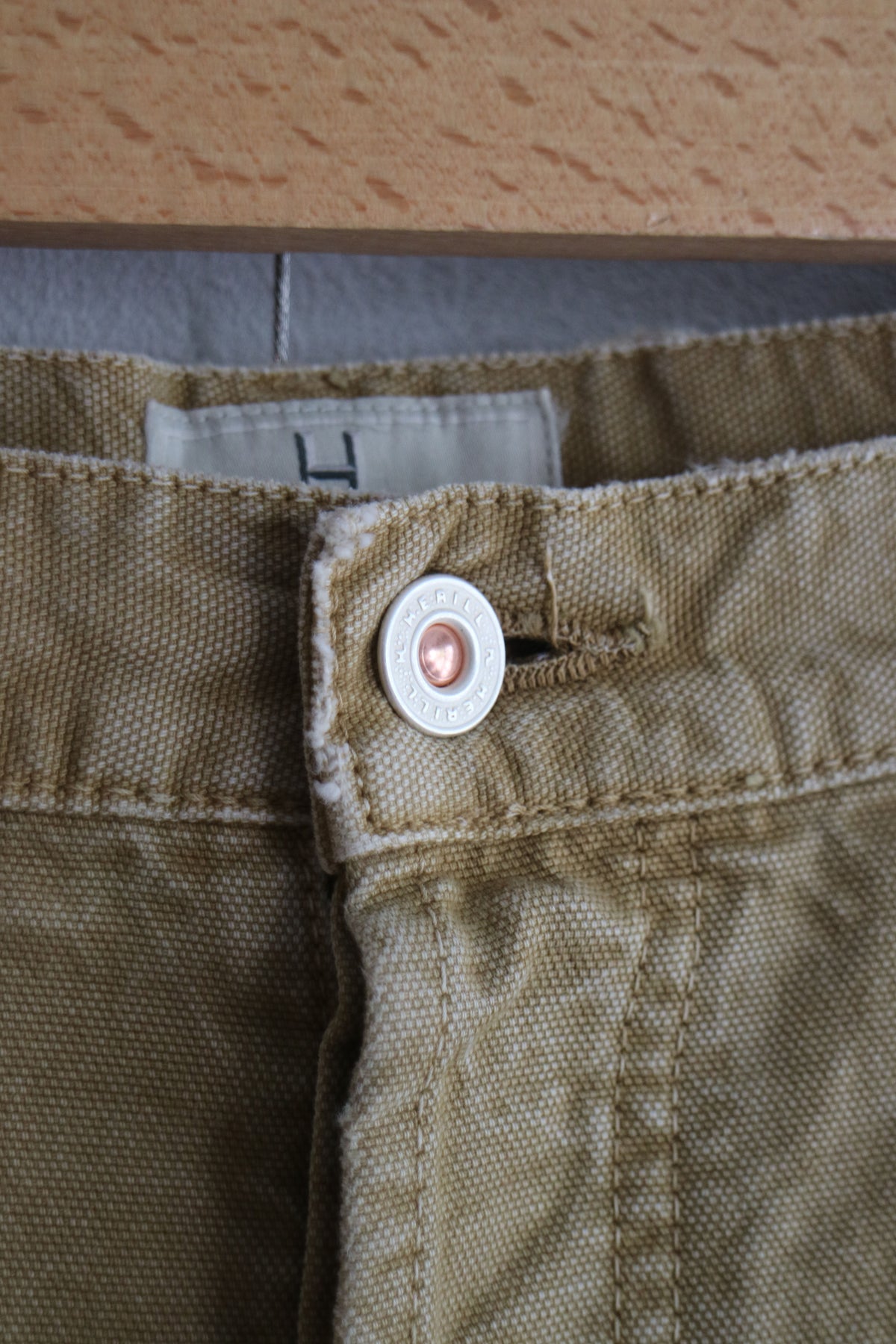 HERILL SPLASH PAINTER ホワイト　1 ヘリル　66000円 HERILL (ヘリル) Splash Painterpants 25-030-HL-8070-10 (25